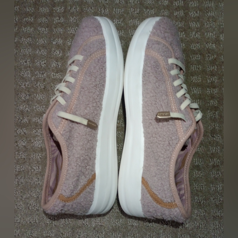 Hey Dude Karina Sherpa Pink Sneakers - Picture 3 of 9